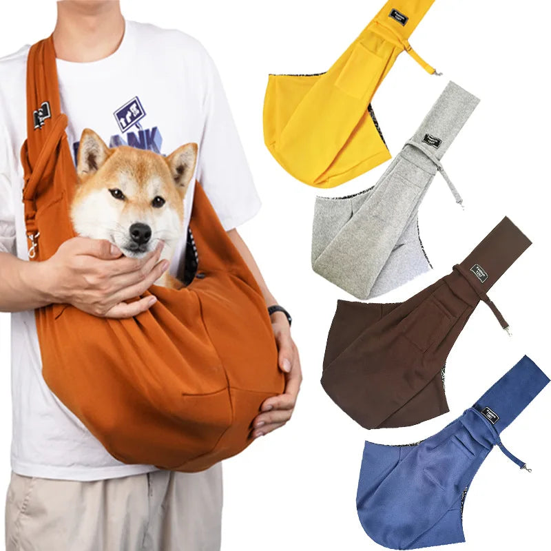 Crossbody Breathable Pet Bag, Large Capacity Dog Bag, Pet Supplies, Exclusive Portable Crossbody Cat Bag