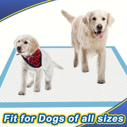 100/50/40PCS Dog Pee Pads, Leak-Proof Quick-Dry Design, for Potty Training, Absorbent Puppy Diapers, Disposable Dogs Supplies