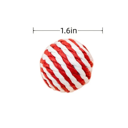 8-piece Cat Christmas Gift Set, Chew Toys For Cat/Dog, Interactive Play