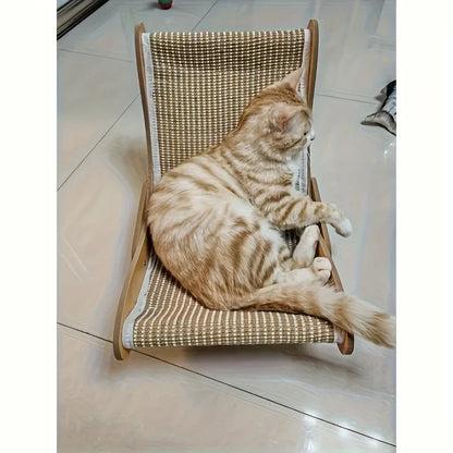Cat Scratch Board, Cat Rest Chair, Non-Shedding, Wear-Resistant Integrated Pet Sofa, Paw File, Oversized Cat Paw Pad