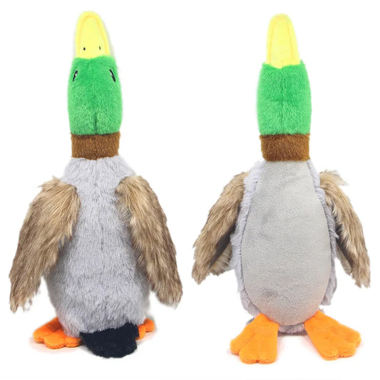 Cute Plush Duck Sound Toy, Stuffed Squeaky Animal, Squeak Dog Toy, Cleaning Tooth Dog Chew, Accessories Toys