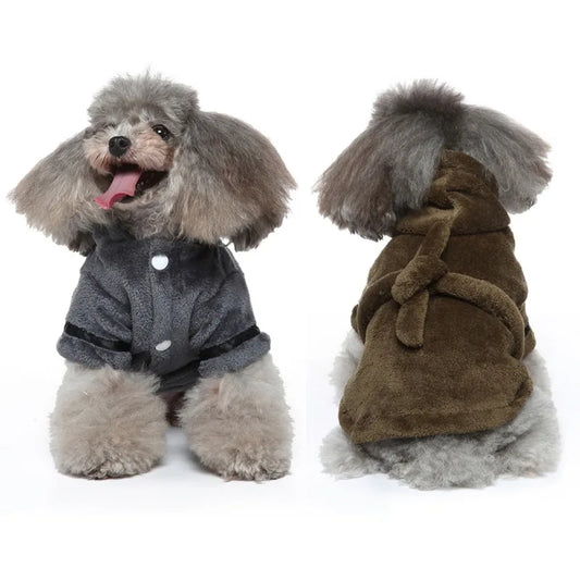 Pet Dog Bathrobe with Hood, Dog Pajamas, Sleeping Clothes, Soft Pet Bath Drying Towel, Clothes For Puppy Dogs Cats, Coat, Pet Supply