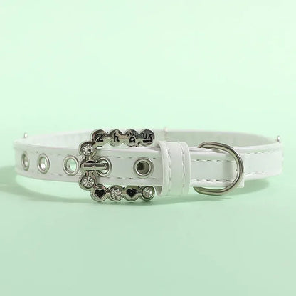 Luxury Puppy Kitten, Pearl Rhinestone Necklace, Collar for Cats, Small Dogs, Pretty Pet Accessories