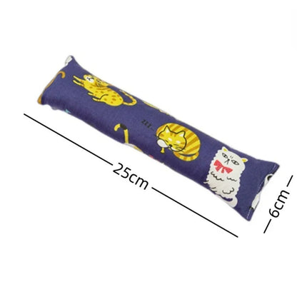 Catnip Kicker Pillow Toys, Interactive Cat Kicker Chew Toy, Bite Resistant Catnip Toy for Kitten, Catnip Filled Cartoon Mice