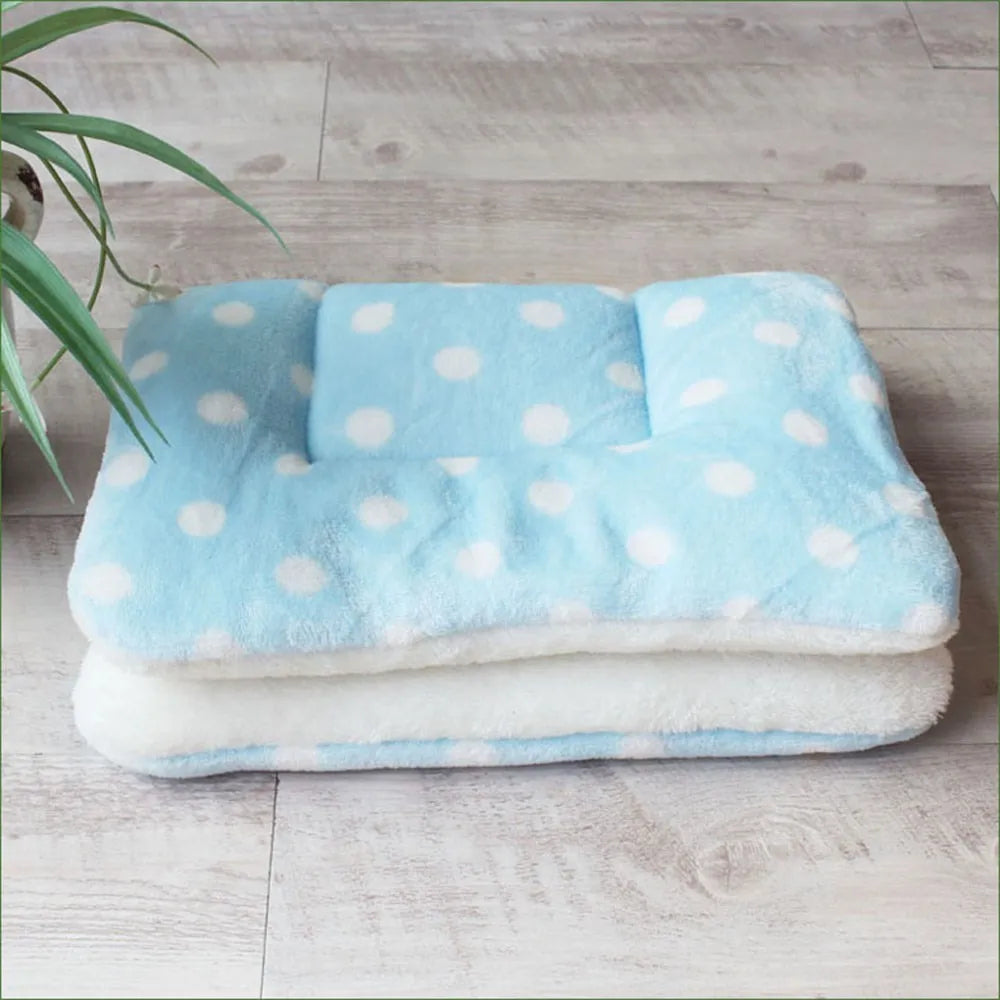Thickened Sleeping Mat, Flannel Pet Mat, Dog Bed Cat Bed, Dog Blanket Mat, Puppy Kitten Pet Bed, For Small to Large Dogs, Pet Supplies