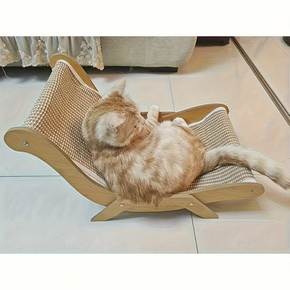 Cat Scratch Board, Cat Rest Chair, Non-Shedding, Wear-Resistant Integrated Pet Sofa, Paw File, Oversized Cat Paw Pad