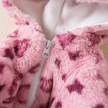 Fleece Dog Hoodie, Winter Warm Pet Dog Clothes, Leopard Print Dog Coat, Jacket French Bulldog, Clothing for Small Dogs, Pet Costumes