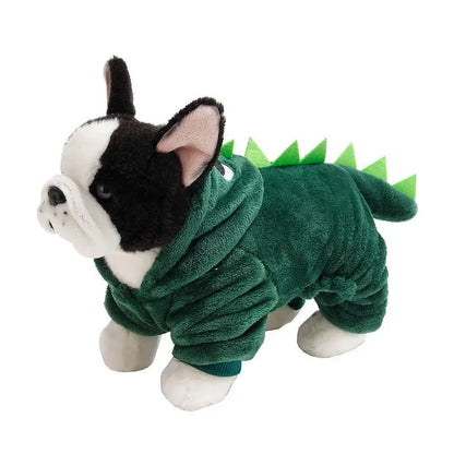Dinosaur Cat And Dog Hoodies, Pet Clothes, Funny Costume for Christmas, Soft and Warm Pet Clothes, Funny Costume for Dog and Cat