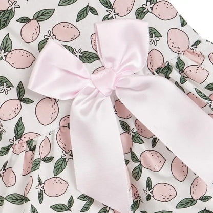 Beautiful Pet Skirt, Decorated Cat/Dog Skirt, Breathable Lemon Printing, Summer Dog Two-Legged Clothes