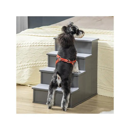 Pet Stairs for Dogs and Cats, Foldable & Easy to Store, Non-Slip Steps, Ideal for Small Pets, Indoor and Outdoor Use