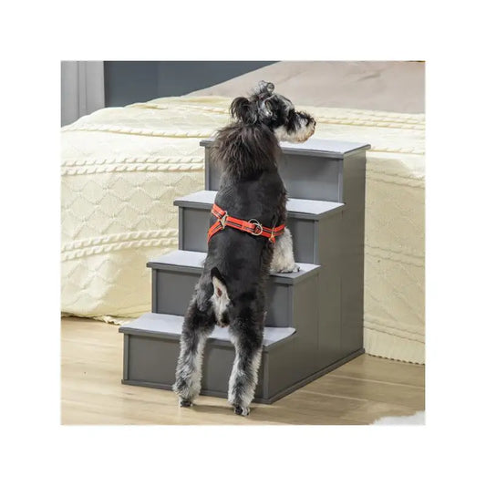Pet Stairs for Dogs and Cats, Foldable & Easy to Store, Non-Slip Steps, Ideal for Small Pets, Indoor and Outdoor Use