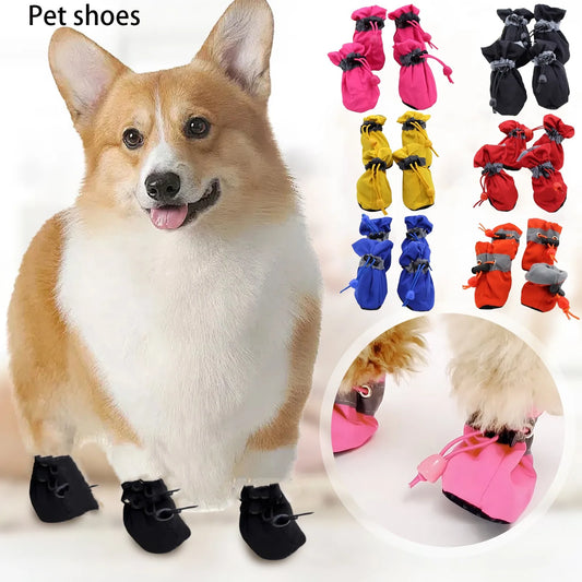 Dog Shoes Don'T Fall Off, Breathable Soft-Soled Non-Slip, Multiple Colors