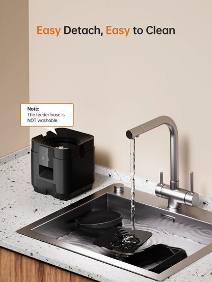 Cat Feeder, Automatic App Control, Timed Food Dispenser, Great Cat Lover Gift