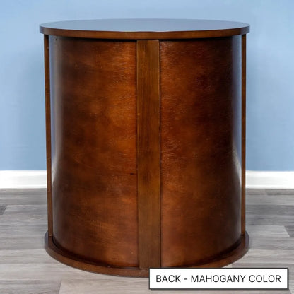 Purrrrfect End Table, Cat Bed Cave, Black Espresso, Multipurpose Wood Cat Furniture, Nightstand, Easy to Clean, Covered Cat Bed