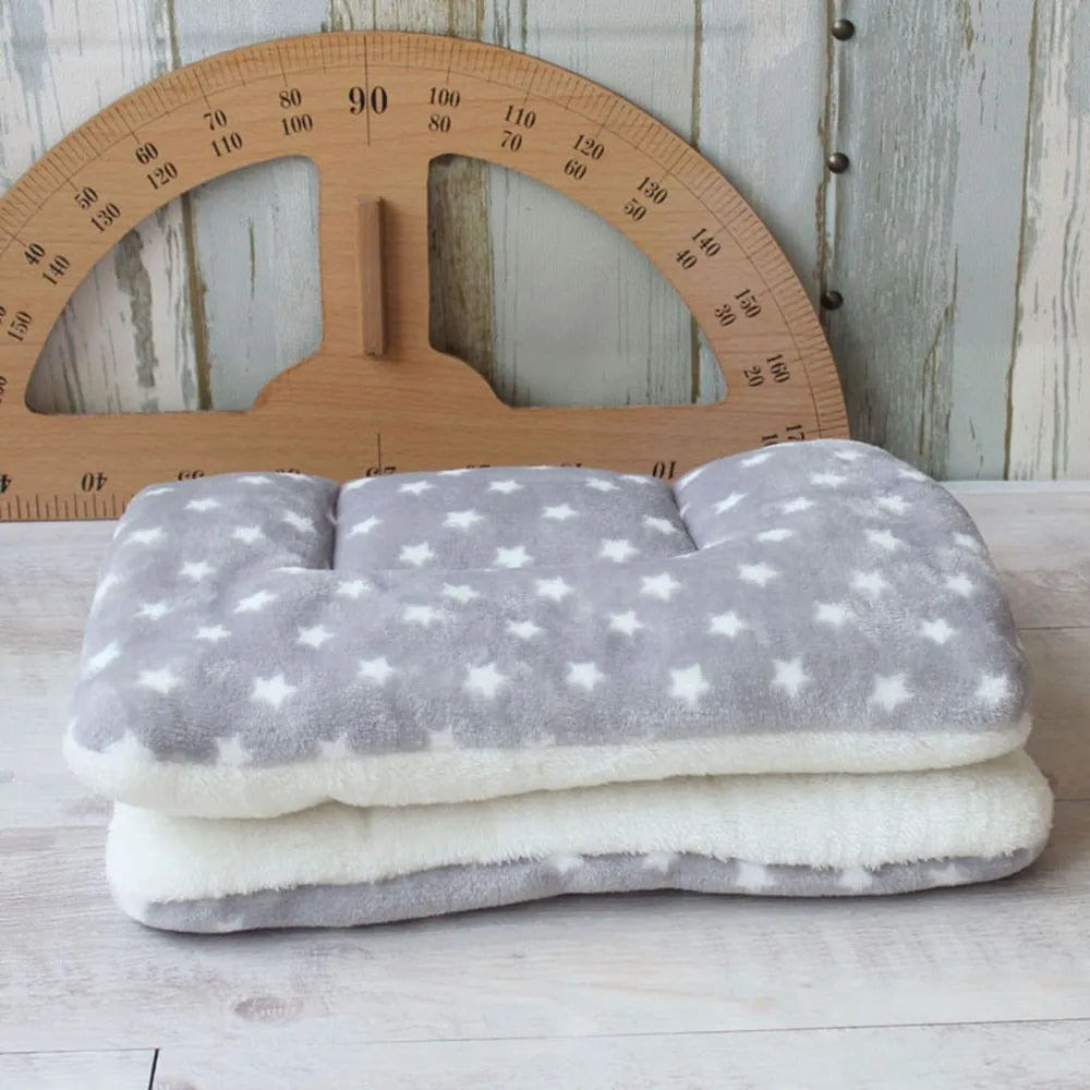 Thickened Sleeping Mat, Flannel Pet Mat, Dog Bed Cat Bed, Dog Blanket Mat, Puppy Kitten Pet Bed, For Small to Large Dogs, Pet Supplies