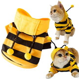 Pet Dog Cat Hoodie, Christmas Sweater, Cold Weather Warm Coat, For Puppy Small Dog or Cat, Cute Halloween Party Costume