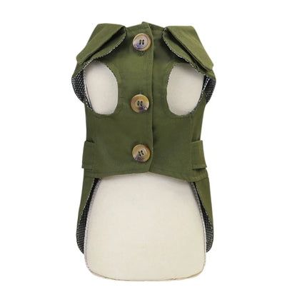 British Style Pets Dog Clothes Warm Thicken Pet Jacket Costumes Winter Dog Coat for Small Dogs Christmas Pet Puppy Cat Clothing