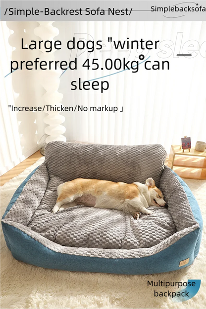 Large Dog Winter Warm Bed, Pet Mat – Extra Large Size, Designed for Big Breeds, Also Fits Small, Medium, Large Dogs