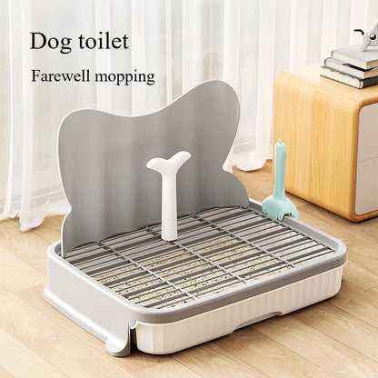 Dog Toilet Detachable Leak-Proof, Pet Potty with Simulated Catheter, Non-Slip Grille, Small and Medium-Sized Dog, Pee Pad