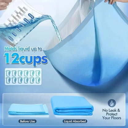 100/50/40PCS Dog Pee Pads, Leak-Proof Quick-Dry Design, for Potty Training, Absorbent Puppy Diapers, Disposable Dogs Supplies