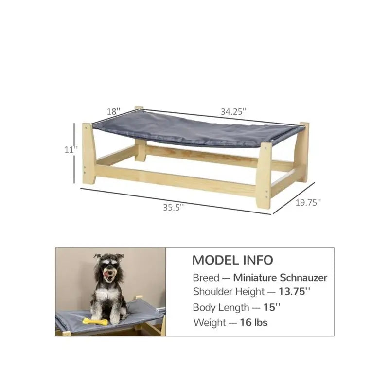 Elevated Pet Bed / Dog Cot - Cozy & Durable Design for Ultimate Comfort, Lightweight & Portable, Ideal for Indoor/Outdoor Use