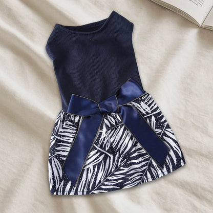 Luxury Sequin Bowtie Dog or Cat Dress, Formal Wedding Party Outfit:   for Poodle, Bulldog, French Bulldog, Shih Tzu, Dachshund